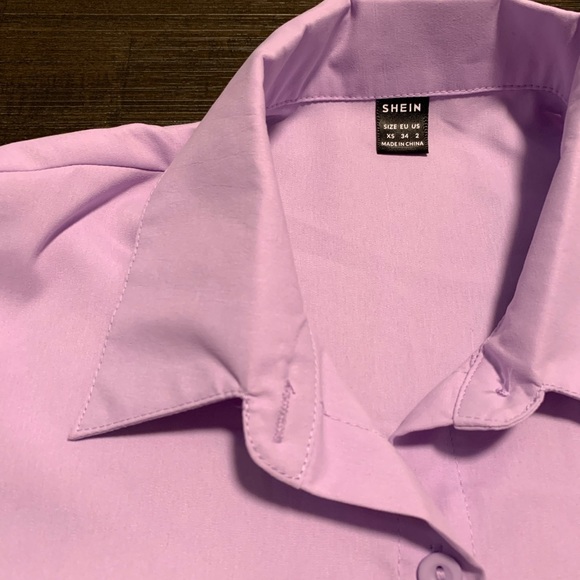 Shein Button/Short Set - Picture 2 of 2